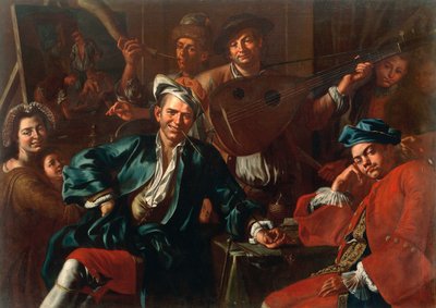 Lo studio del pittore da Giuseppe Bonito