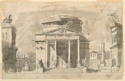 Scenografia, Gruppo di Edifici Antichi da Giuseppe Borsato