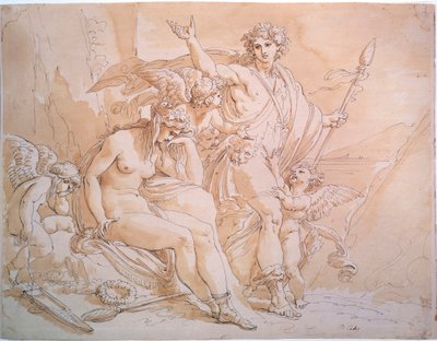 Bacco e Arianna, 1780s da Giuseppe Cades