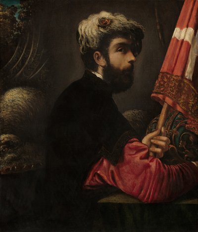 Ritratto di un uomo come San Giorgio da Giuseppe Caletti
