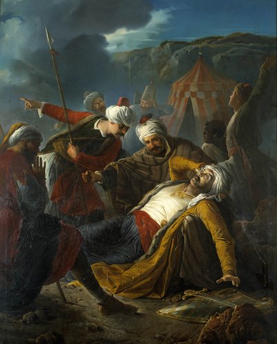 La morte di Dragut (pirata turco) durante l