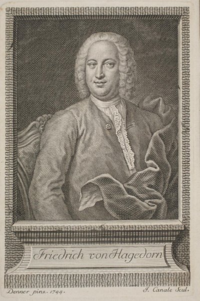 Friedrich von Hagedorn da Giuseppe Canale