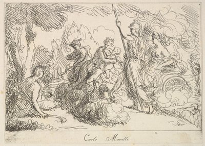 Dei e dee in un paesaggio, 1740-1802 da Giuseppe Canale