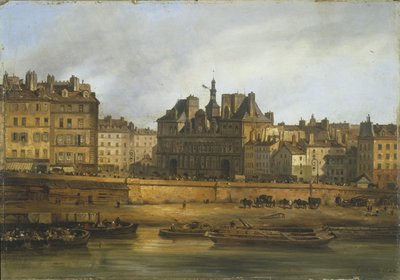 Hôtel de Ville e Place de Grève, visti dall