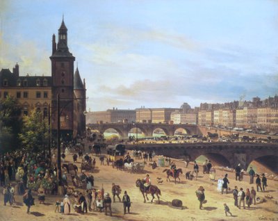Il mercato dei fiori, la torre dell