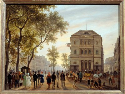 Veduta del Théâtre de l