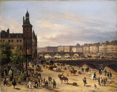 Il mercato dei fiori, la Torre dell