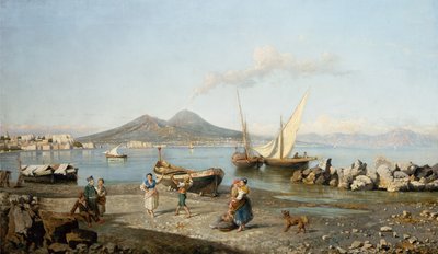Una Vista della Baia di Napoli da Giuseppe Carelli
