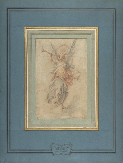Figura allegorica della Fama, ca. 1590 da Giuseppe Cesari