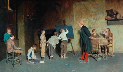 Una scuola di villaggio italiana da Giuseppe Costantini