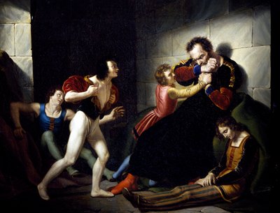 Conte Ugolino che si morde le mani da Giuseppe Diotti