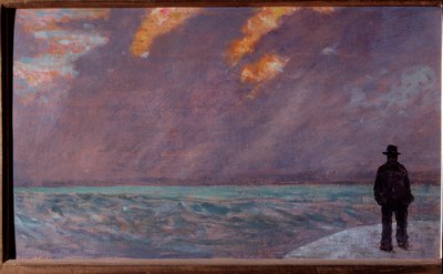 Tramonto sul mare da Giuseppe Fattori