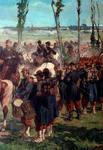 Il campo italiano (dettaglio della battaglia di Magenta) da Giuseppe Fattori