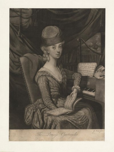Ritratto della Principessa Izabela Czartoryska nata Contessa Fleming da Giuseppe Filippo Liberati Marchi