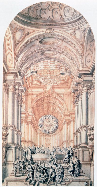 Progetto di design per la Città del Vangelo da Giuseppe Galli Bibiena