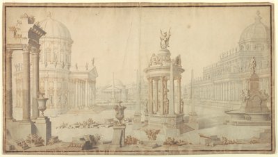 Progetto scenografico: Fantasia architettonica da Giuseppe Galli Bibiena