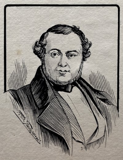 Portrait of Saverio Mercadante (Altamura da Giuseppe Gozzini