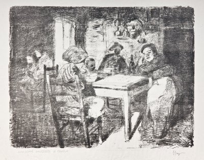 A tavola, c.1907 da Giuseppe Graziosi