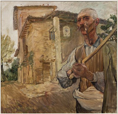 Uomo con la pipa da Giuseppe Graziosi