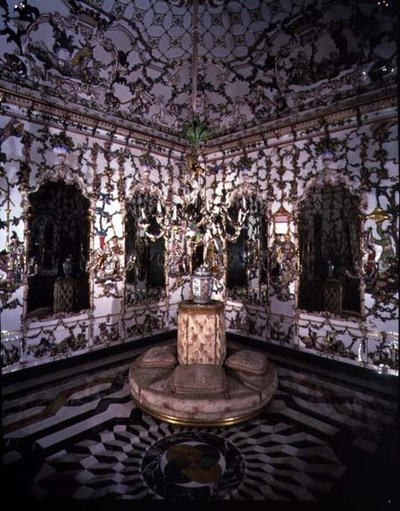 Angolo del Salone Cinese eseguito interamente in porcellana, 1769 da Giuseppe Gricci