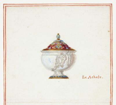 Ciotola rivestita in agata da Giuseppe Grisoni