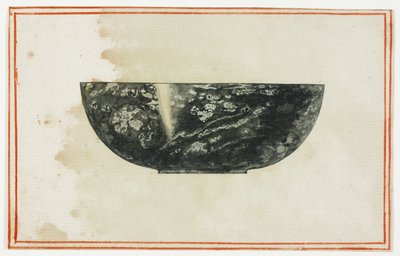 Ciotola in marmo nero da Giuseppe Grisoni