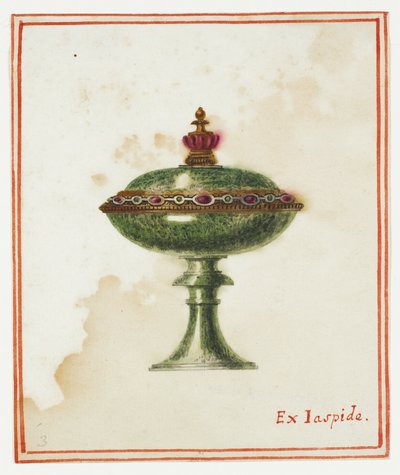 Piatto coperto in diaspro da Giuseppe Grisoni