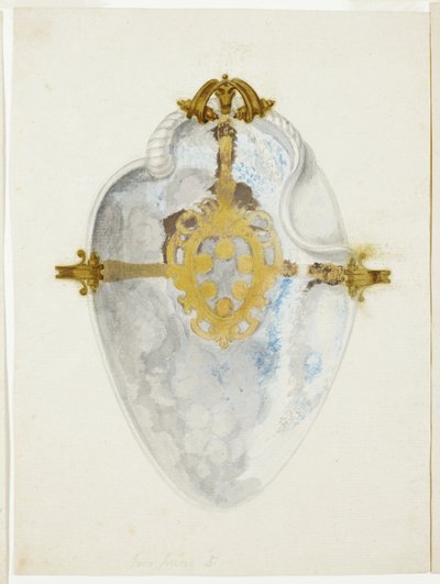 Panoramica della conchiglia con stemma dei Medici da Giuseppe Grisoni
