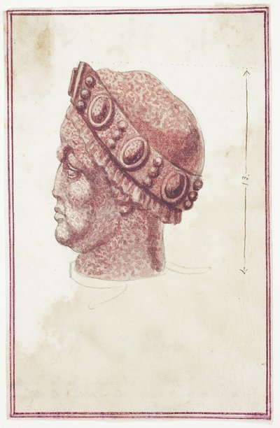 Testa di porfido (San Marco, Venezia) da Giuseppe Grisoni