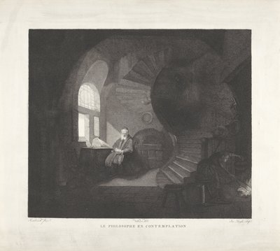Filosofo meditante da Giuseppe Longhi