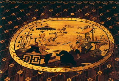 Scena ispirata alla Cina, (dettaglio) da Giuseppe Maggiolini