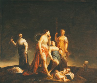 Cupidi dormienti, di Giuseppe Maria Crespi (1665-1747) da Giuseppe Maria (1665 1747) Crespi