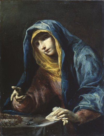 La Vergine con gli strumenti della Passione, c.1730 da Giuseppe Maria Crespi