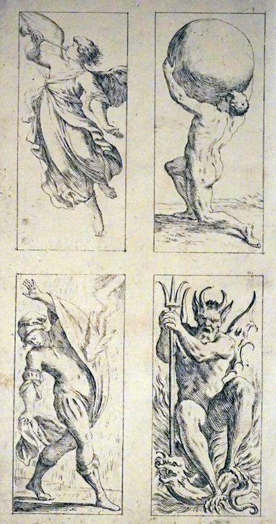 Carte dei tarocchi del XVII secolo di Giuseppe Maria Mitelli da Giuseppe Maria Mitelli