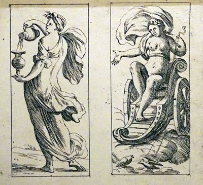 Carte dei tarocchi del XVII secolo di Giuseppe Maria Mitelli da Giuseppe Maria Mitelli
