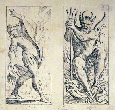 Carte dei tarocchi del XVII secolo da Giuseppe Maria Mitelli