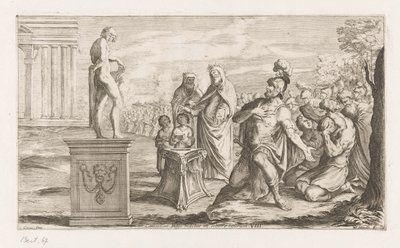 Enea offre un sacrificio ad Apollo da Giuseppe Maria Mitelli