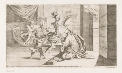 Enea parte per la battaglia da Giuseppe Maria Mitelli