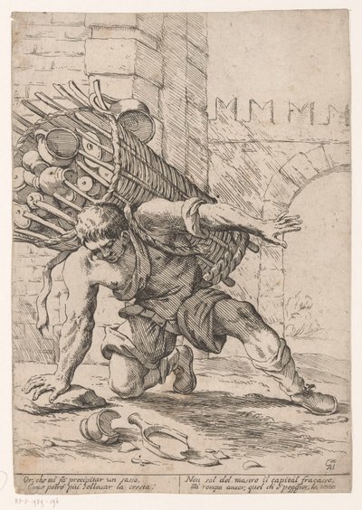 Venditore di stoviglie da Giuseppe Maria Mitelli