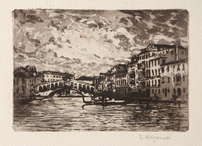 Il Ponte di Rialto a Venezia da Giuseppe Miti Zanetti