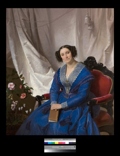 Ritratto di Ernestina Gavazzi Pascal da Giuseppe Molteni