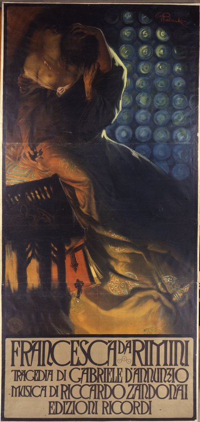 Francesca da Rimini composta da Riccardo Zandonai e scritta da Gabriele D