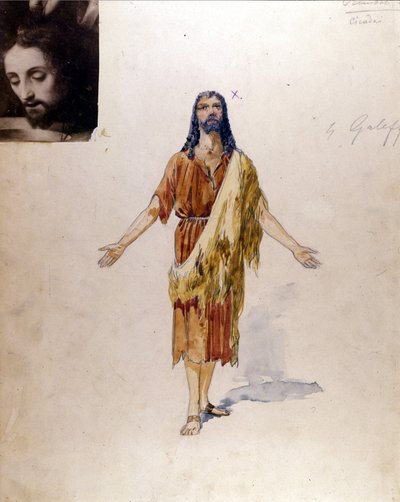 Richard Strauss: "Salome" costume di Giuseppe Palanti per il ruolo di Jokanaan per il teatro La Scala di Milano (1912) da Giuseppe Palanti