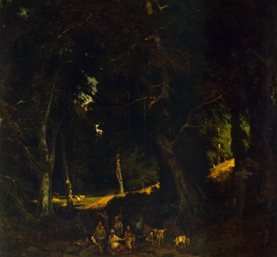 Accampamento di zingari da Giuseppe Palizzi