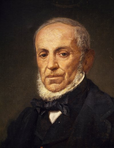 Ritratto del compositore Giuseppe Saverio Raffaele Mercadante da Giuseppe Palizzi