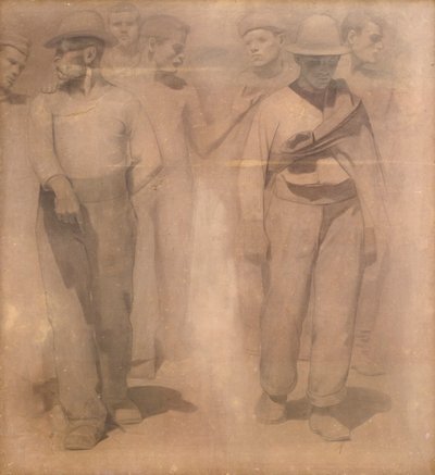 Cartone per Il Quarto Stato da Giuseppe Pellizza da Volpedo