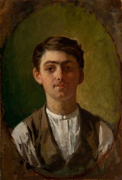 Autoritratto, 1885-1886 da Giuseppe Pellizza da Volpedo