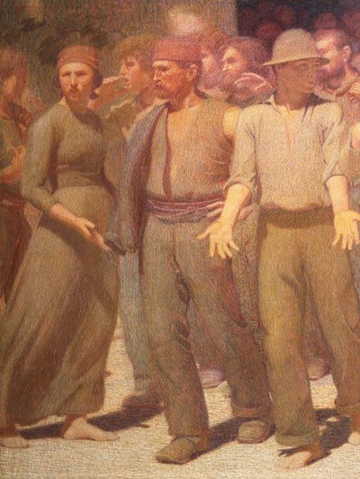Il Quarto Stato (dettaglio) da Giuseppe Pellizza da Volpedo