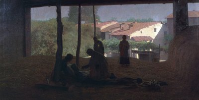Il fienile da Giuseppe Pellizza da Volpedo