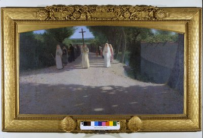La processione (Giovanni Pellizza da Volpedo) da Giuseppe Pellizza da Volpedo